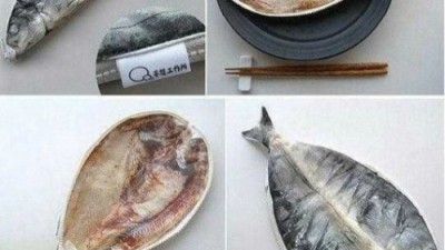 생선구이 필통 공개…“소금과 비린내의 절묘한 유혹”