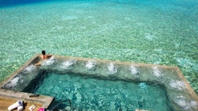 바닷속 개인 풀장, ‘수영 즐기며 몰디브 감상