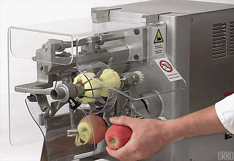 사과깎는 기계